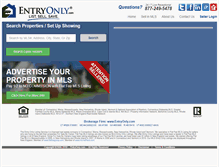 Tablet Screenshot of entryonly.com